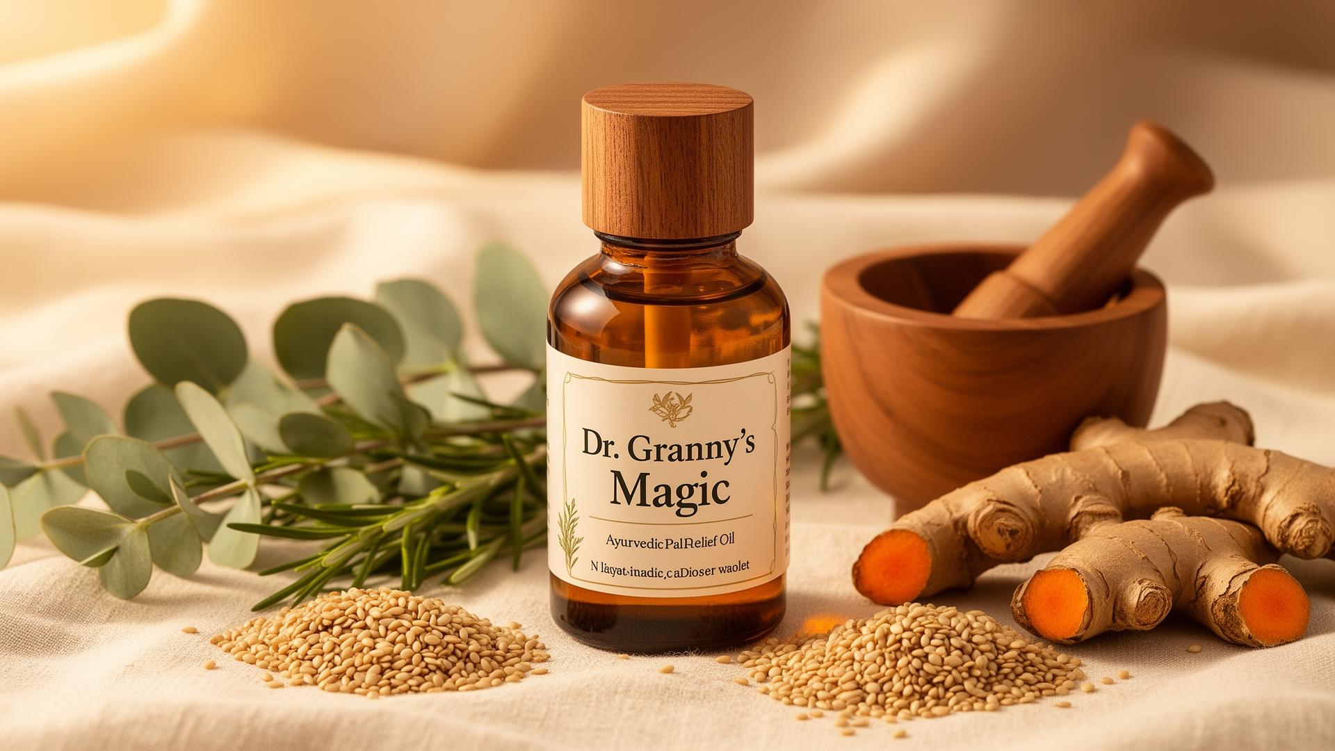 Dr. Granny's Magic™ Pain Relief Oil bottle